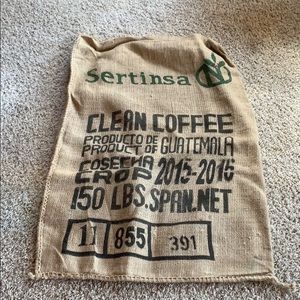 Large burlap sack. Approx 39” high by 26” wide